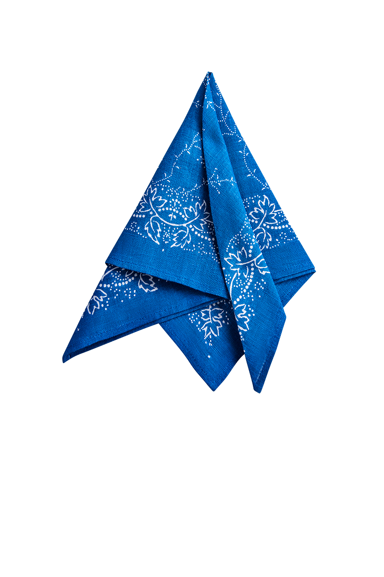 Blaudruck pocket square - Image 1