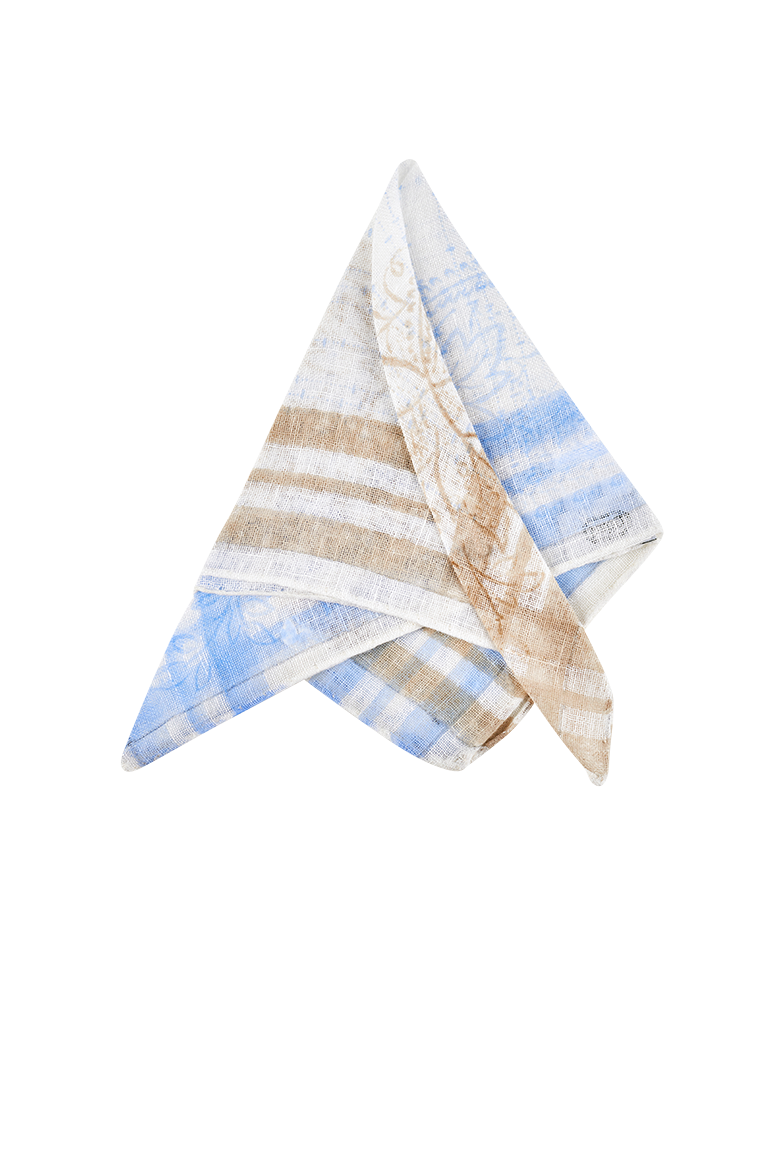 Hand-printed pocket square - Image 1