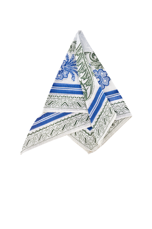 Wood-block pocket square