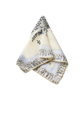 Pocket square with leaf pattern - thumbnail 2