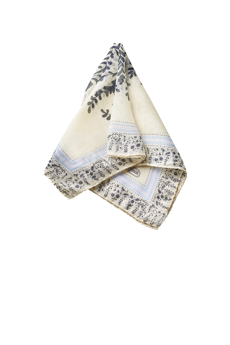 Pocket square with leaf pattern - Image 2